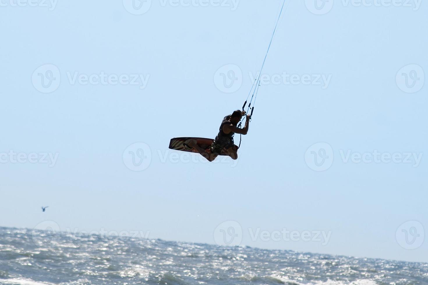 silhouette de cerf-volant photo