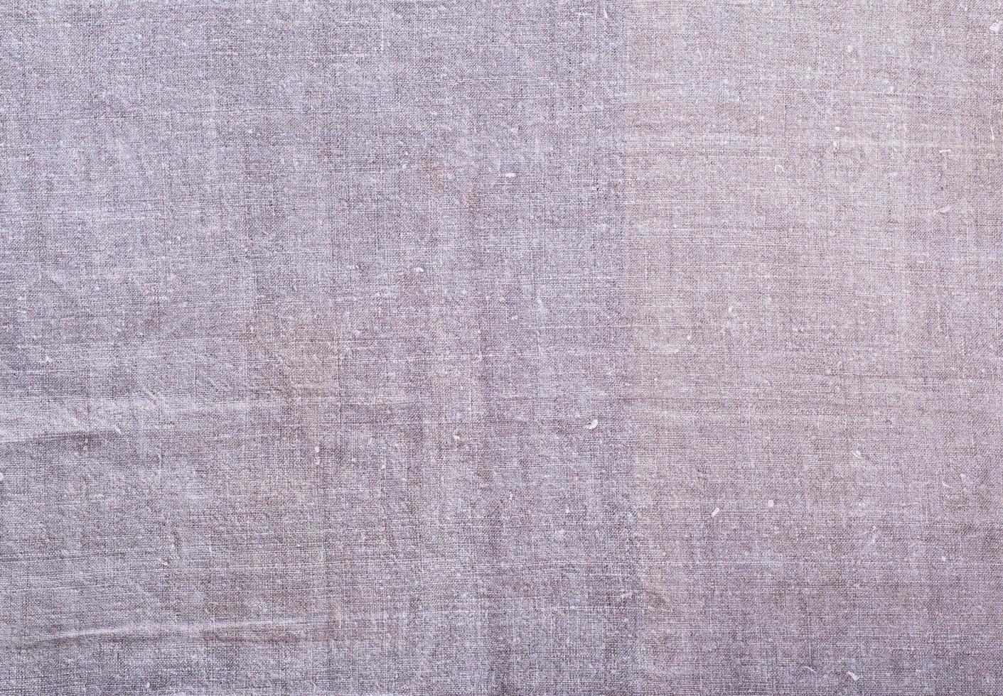 texture de vieux tissu de lin gris photo
