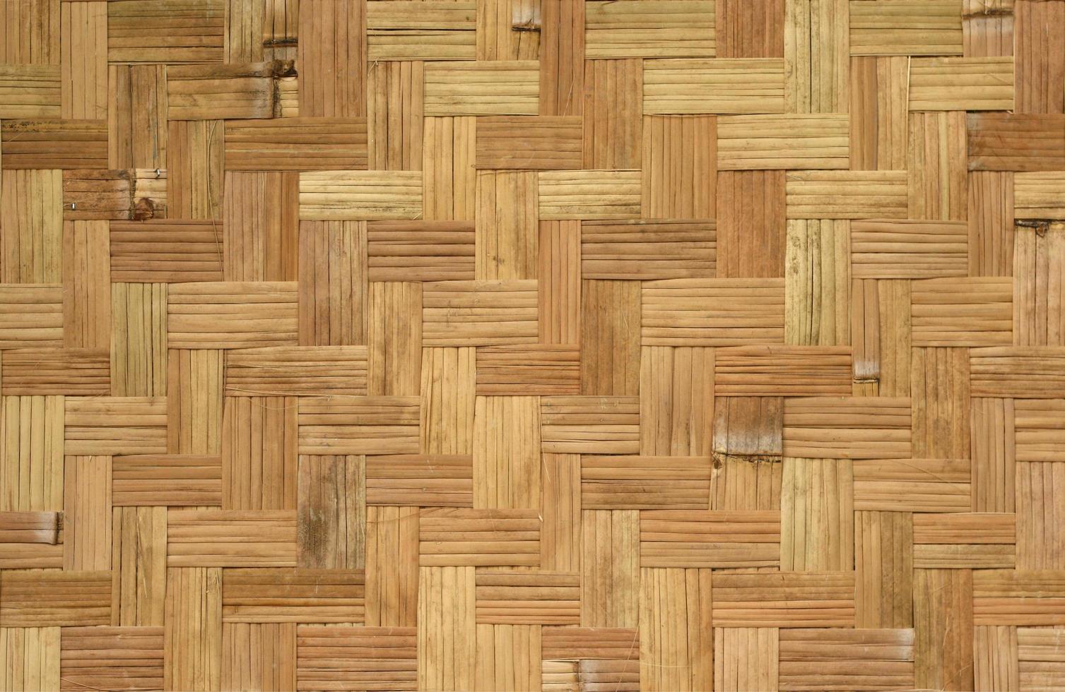 motif de tissage en bambou photo