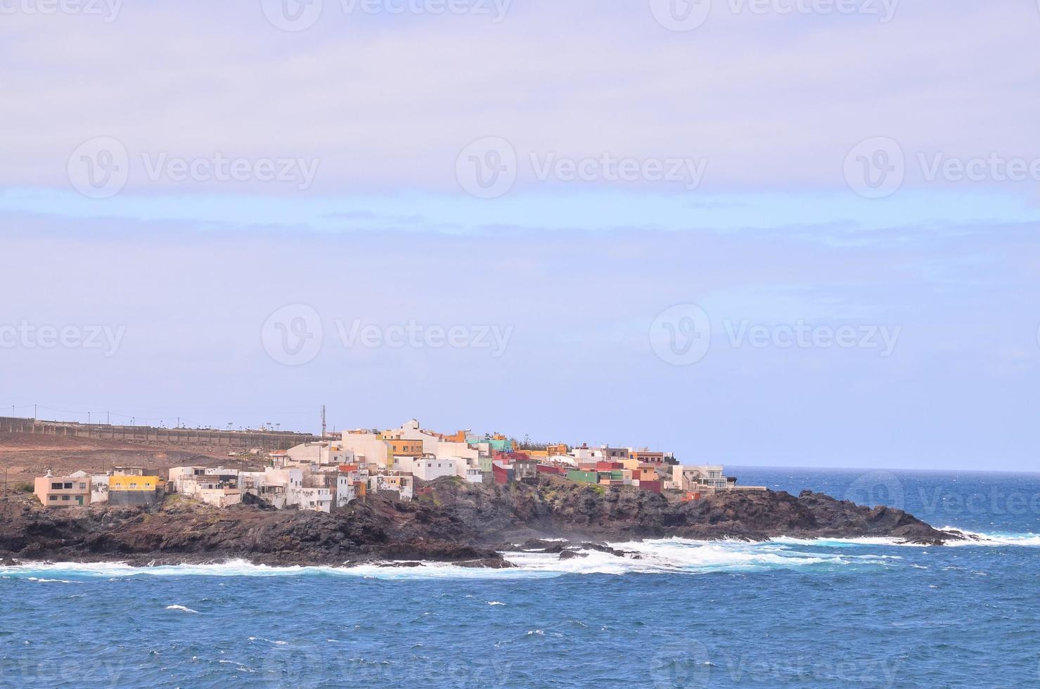 vue panoramique sur la côte photo