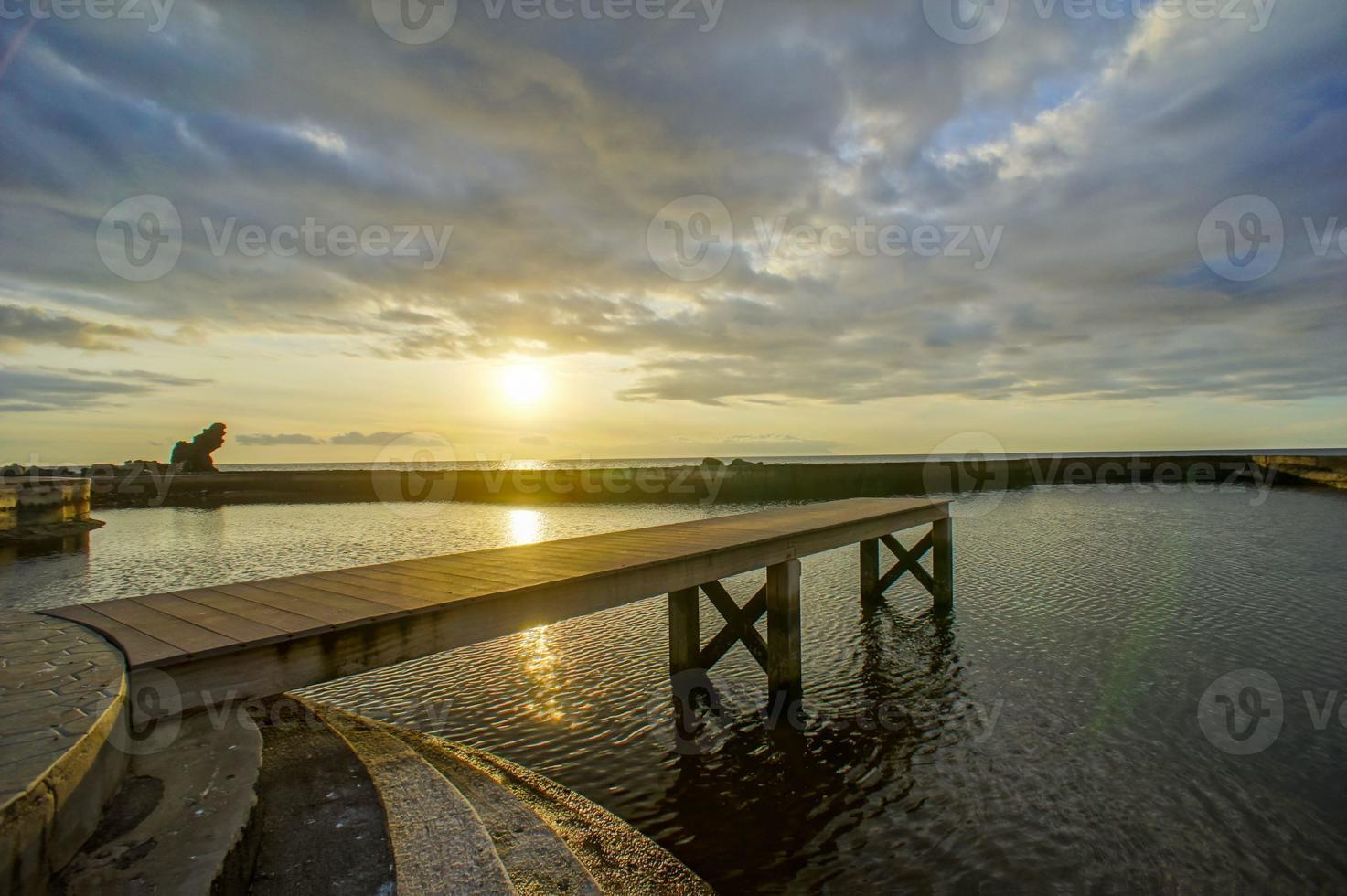 vue panoramique sur la jetée photo