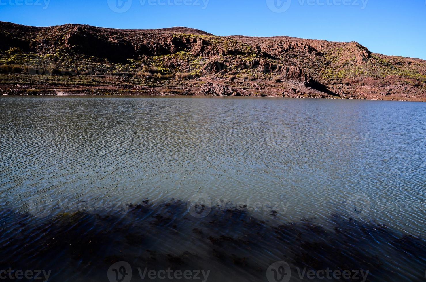 paysage avec lac photo