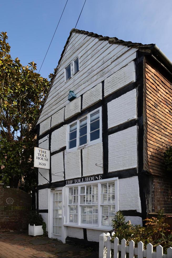 lindfield, west sussex, royaume-uni - 01 février. vue sur les bâtiments historiques du village de lindfield west sussex le 01 février 2023 photo