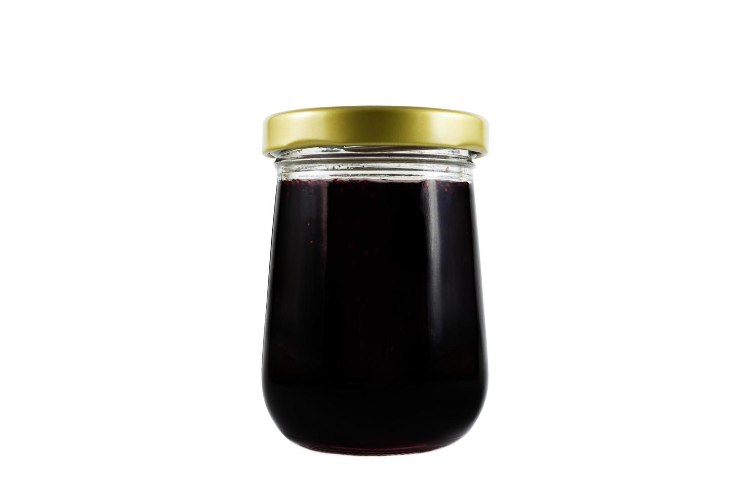 confiture dans un bocal en verre photo