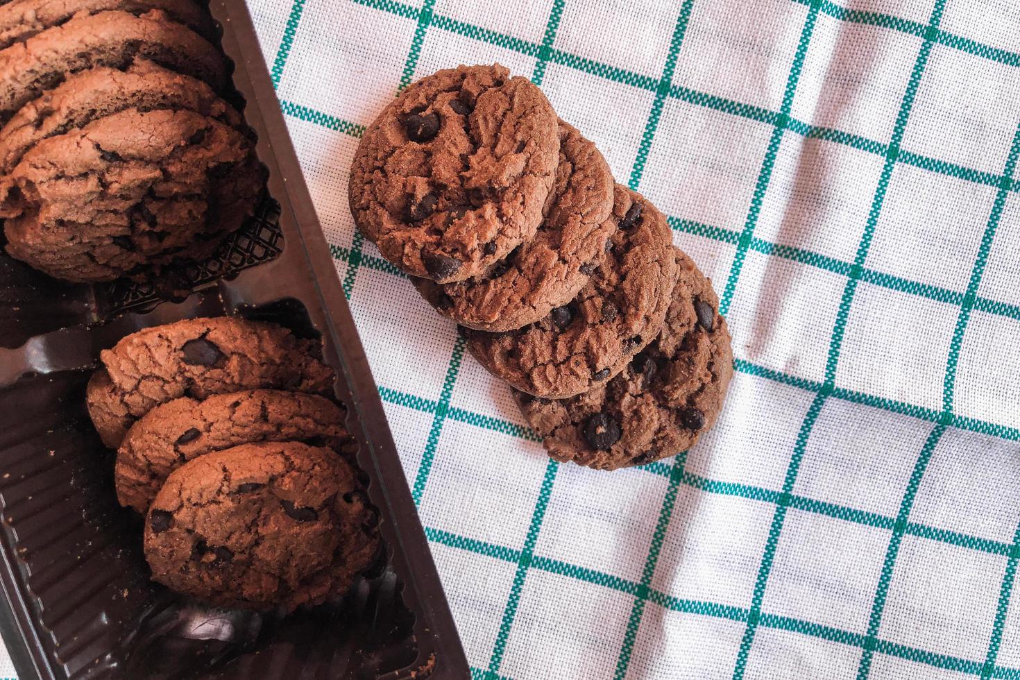 biscuits sur tissu photo