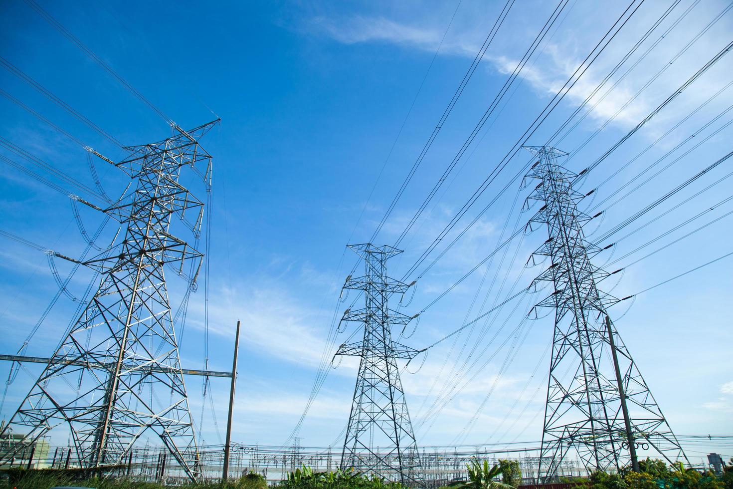 tour à haute tension en Thaïlande photo