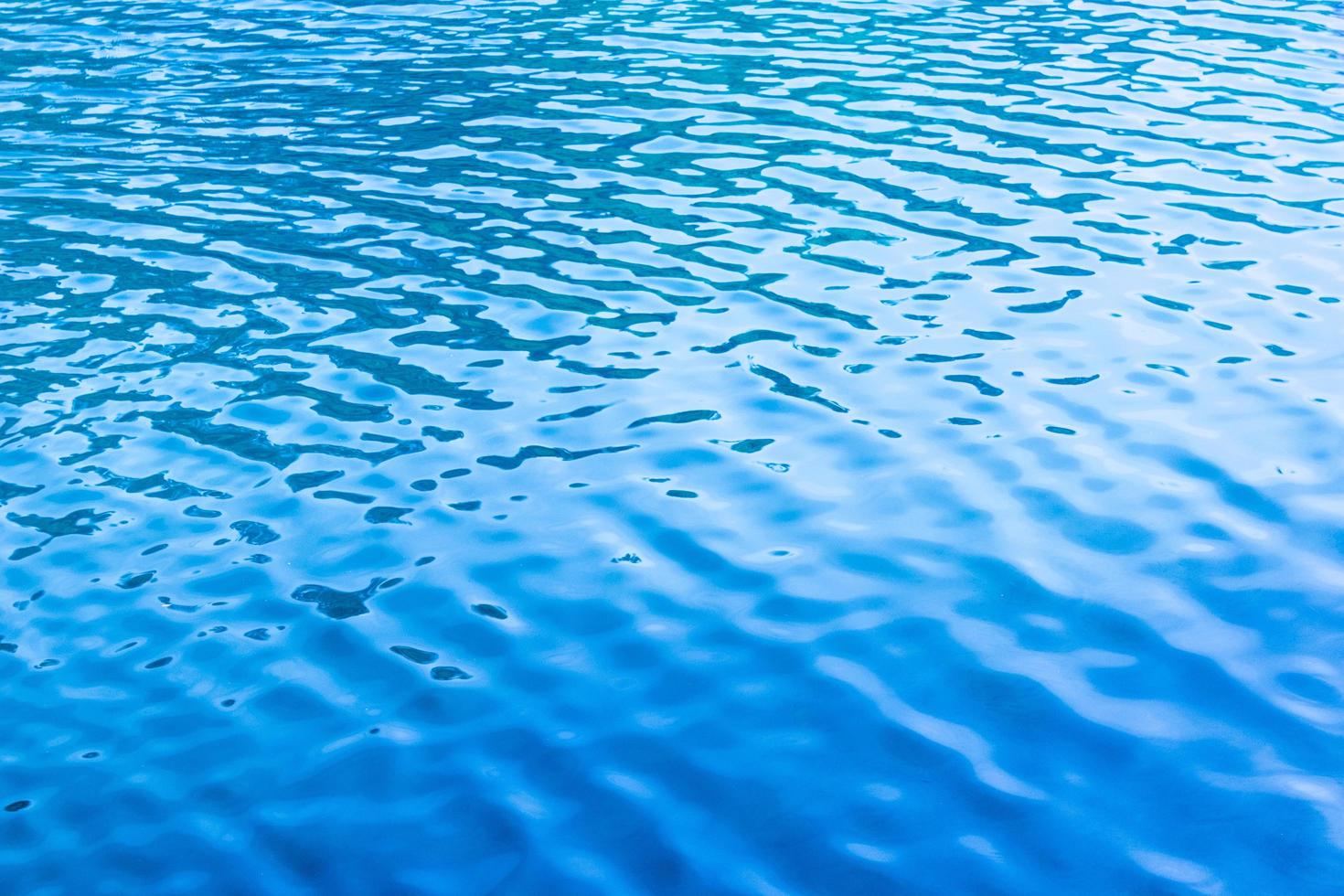ondulations bleues de l'eau dans le lac photo