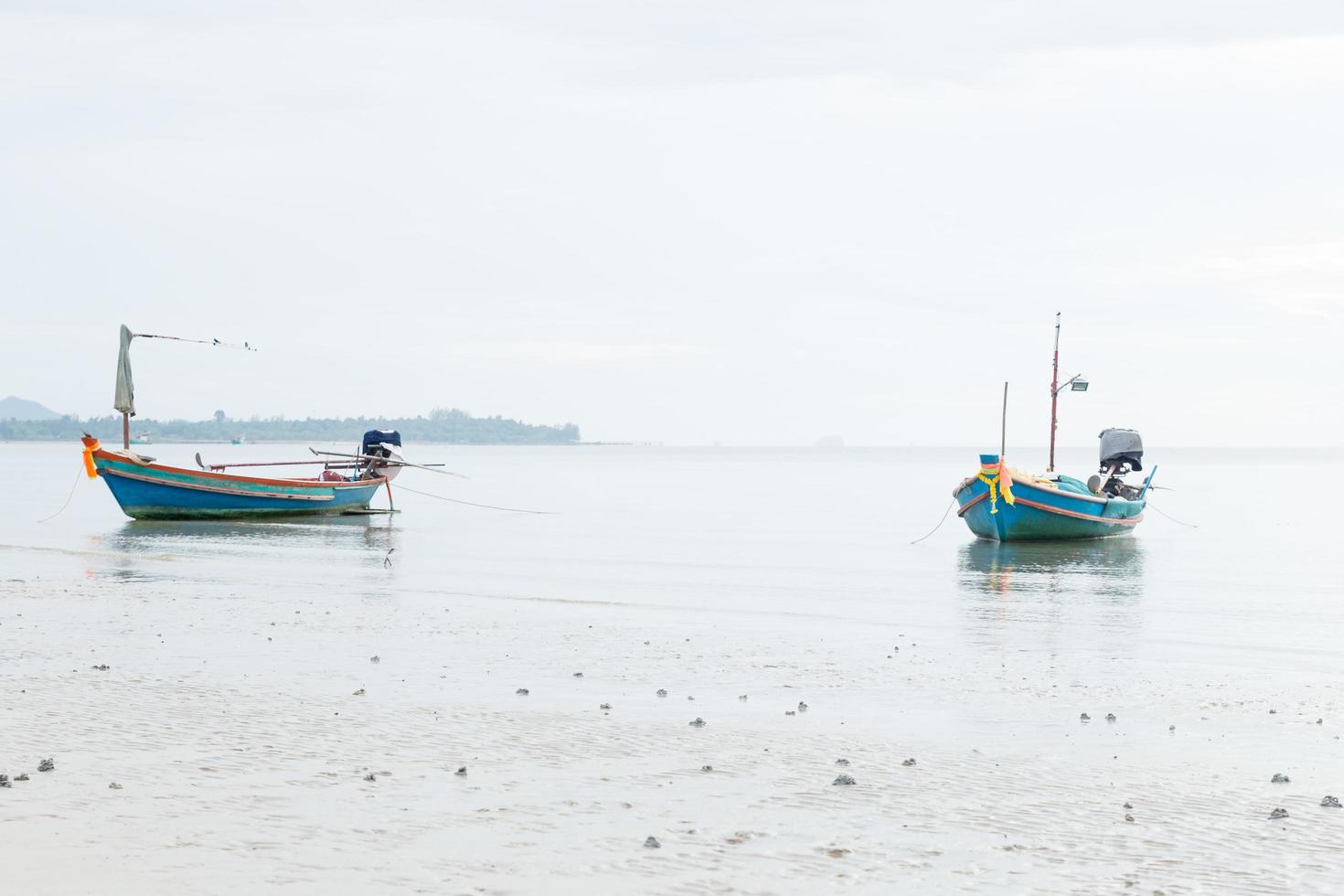 bateaux de pêche en thaïlande photo