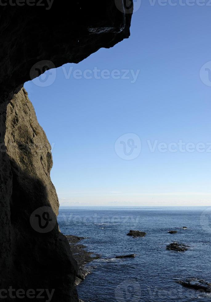 le long de la magnifique côte d'enoshima, japon photo