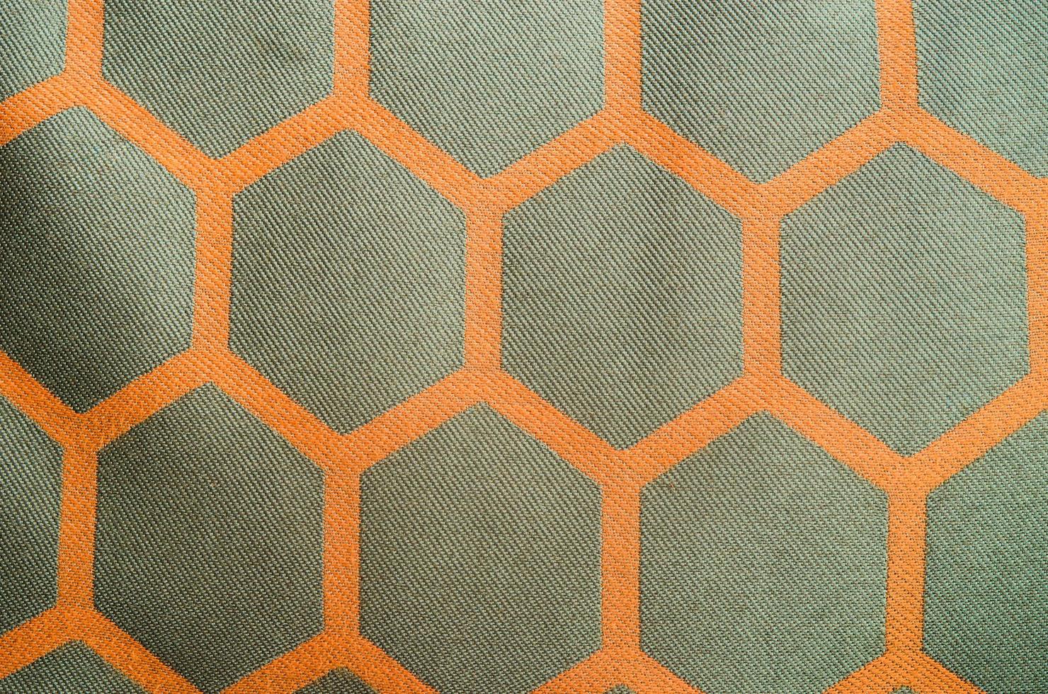 motif de tissu hexagonal photo