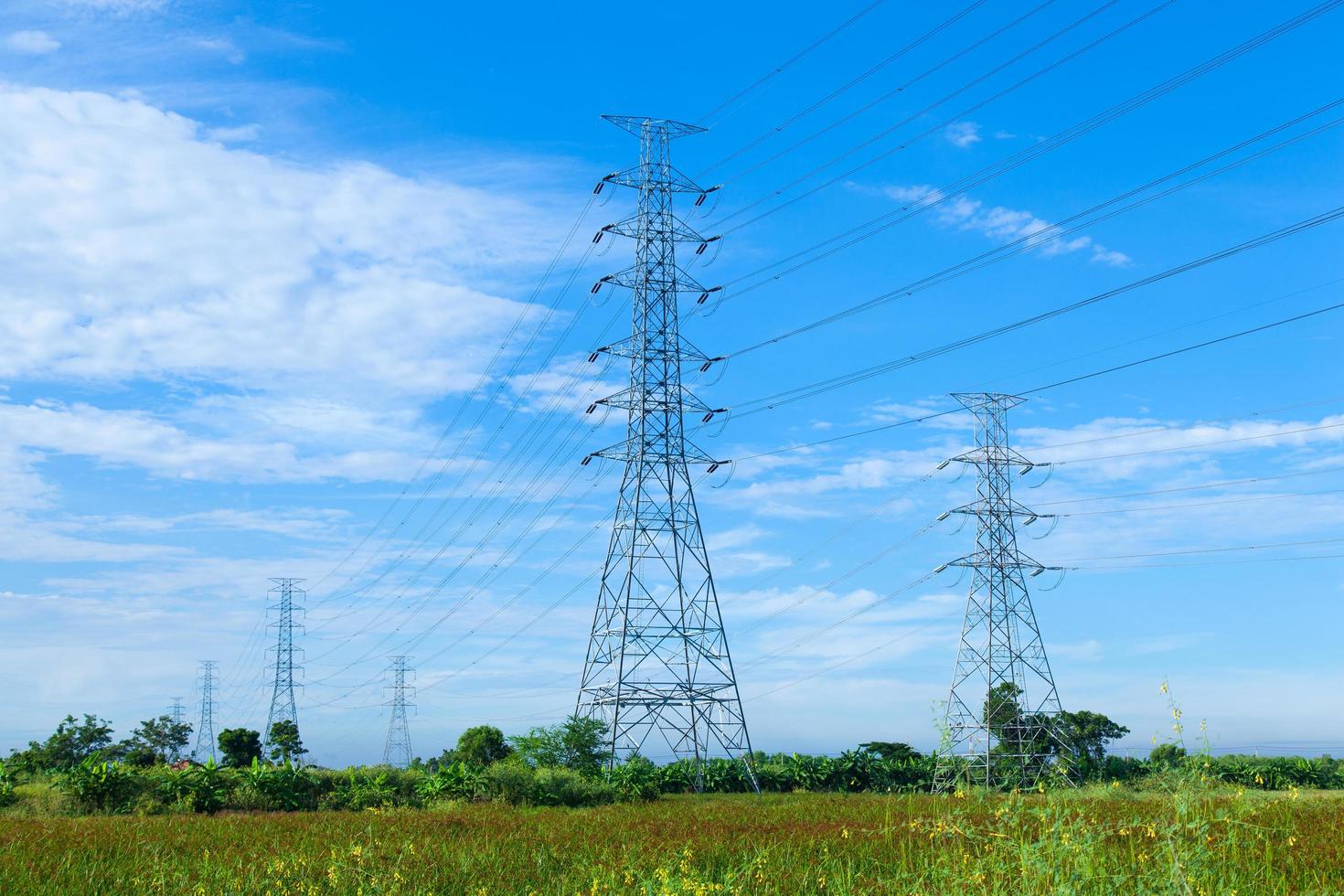 Tours à haute tension en Thaïlande photo