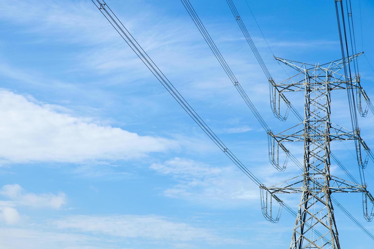 tour à haute tension en Thaïlande photo