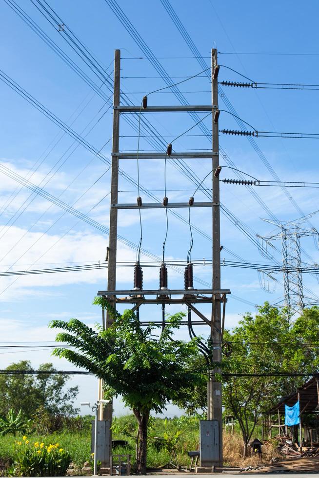 tour à haute tension en Thaïlande photo