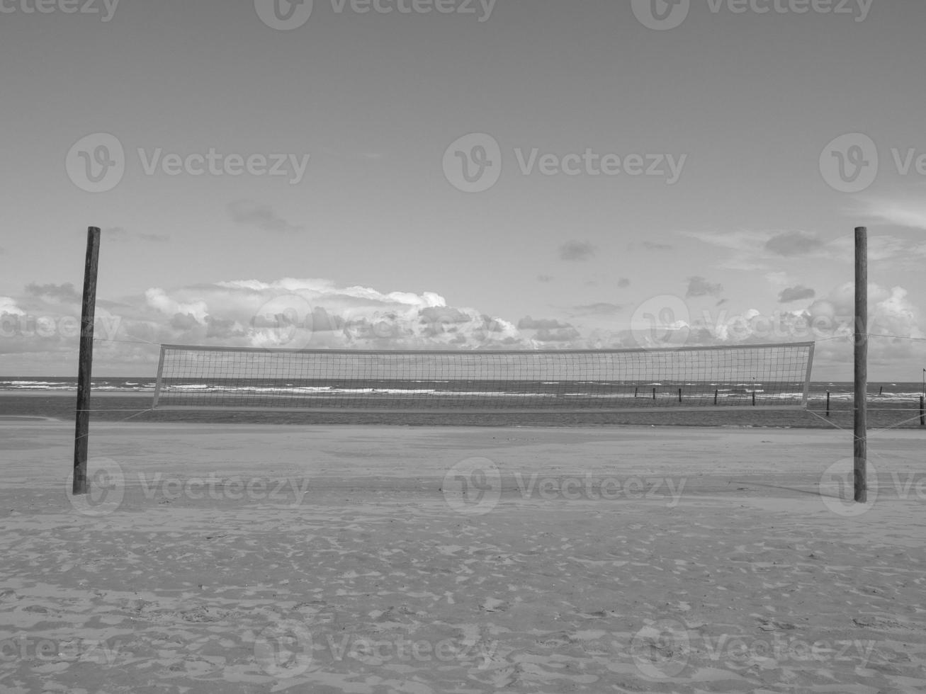 île de norderney dans la mer du nord photo