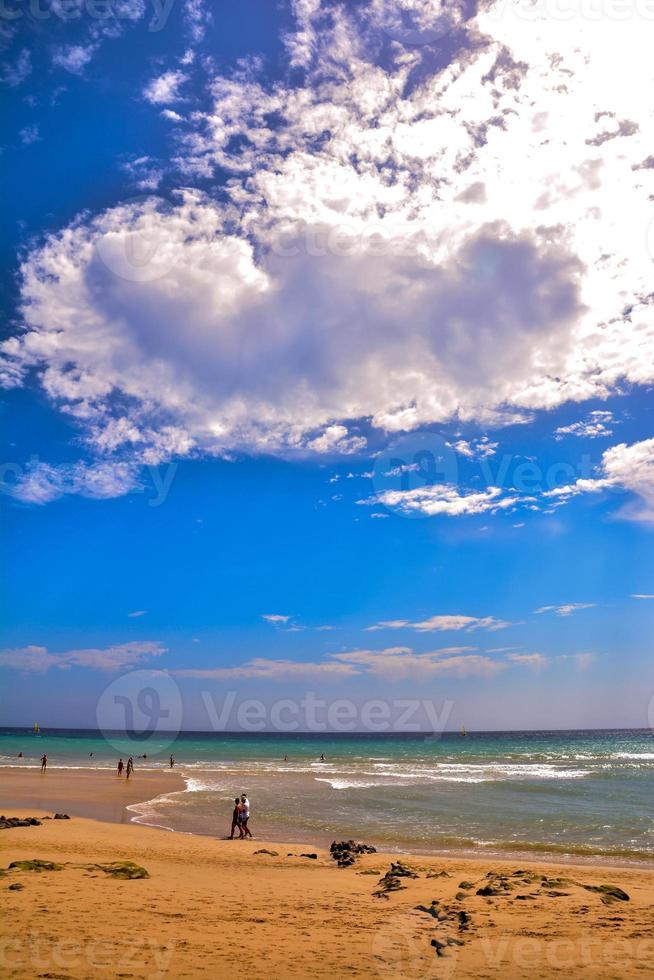 vue panoramique sur la plage photo