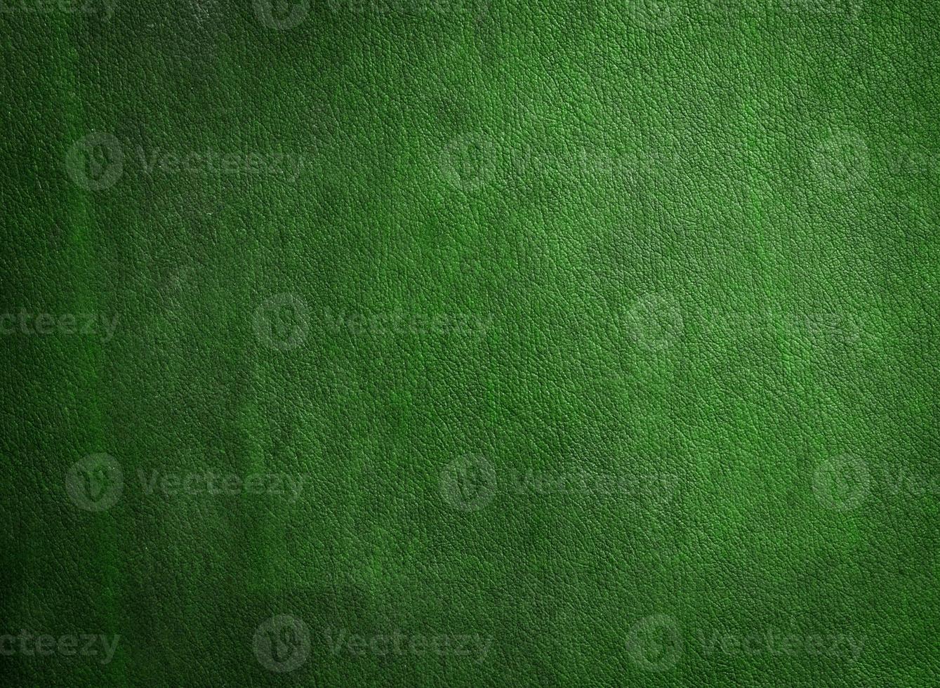 texture vintage d'un fragment vert de fond en cuir photo