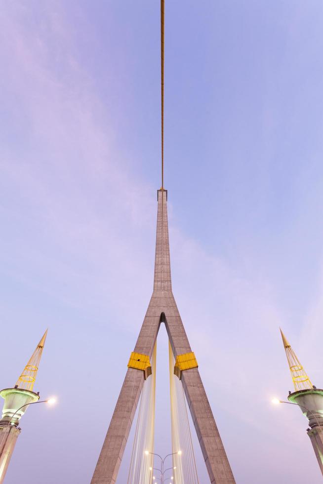 pont rama viii dans la soirée photo