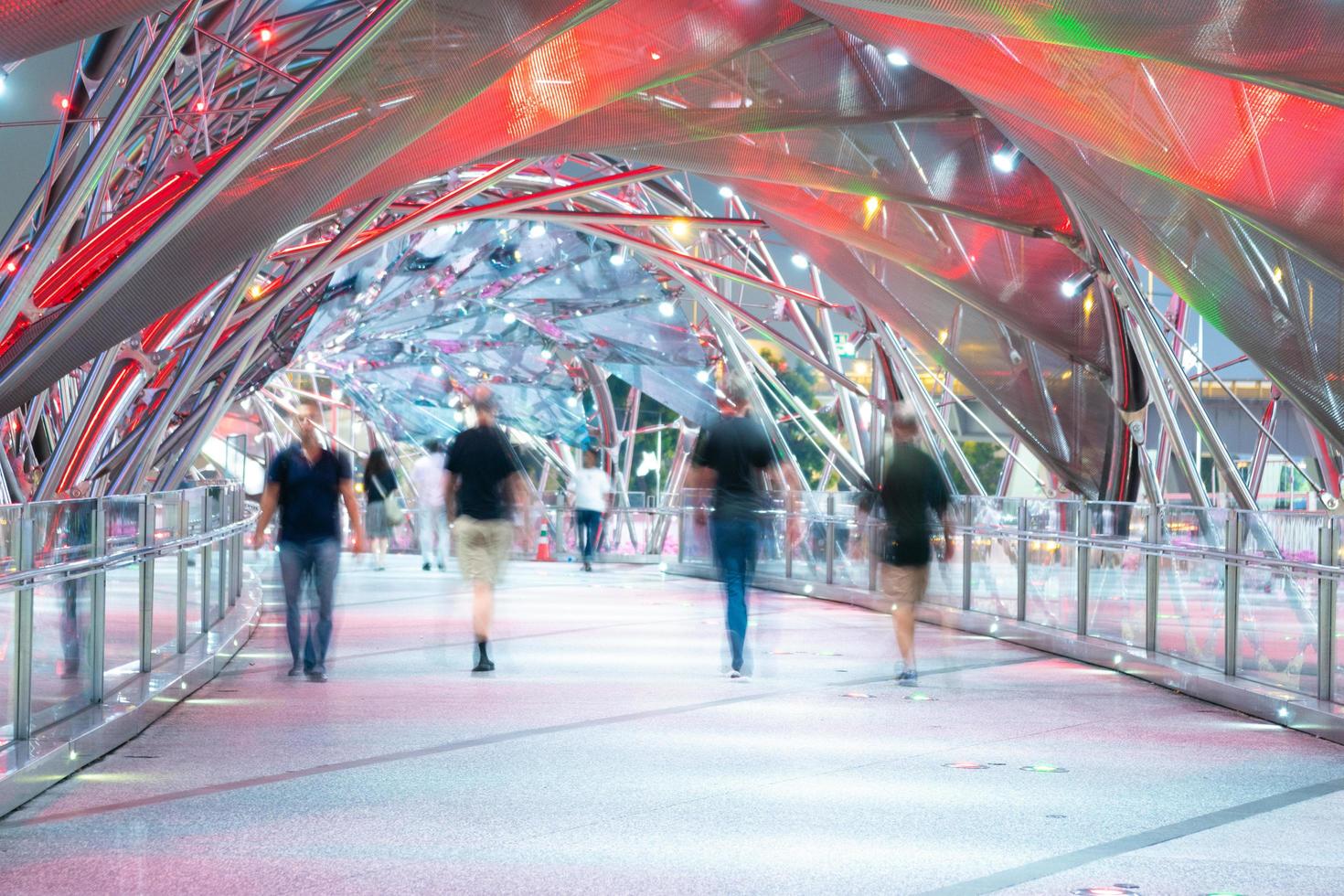 Helix Bridge à Singapour photo