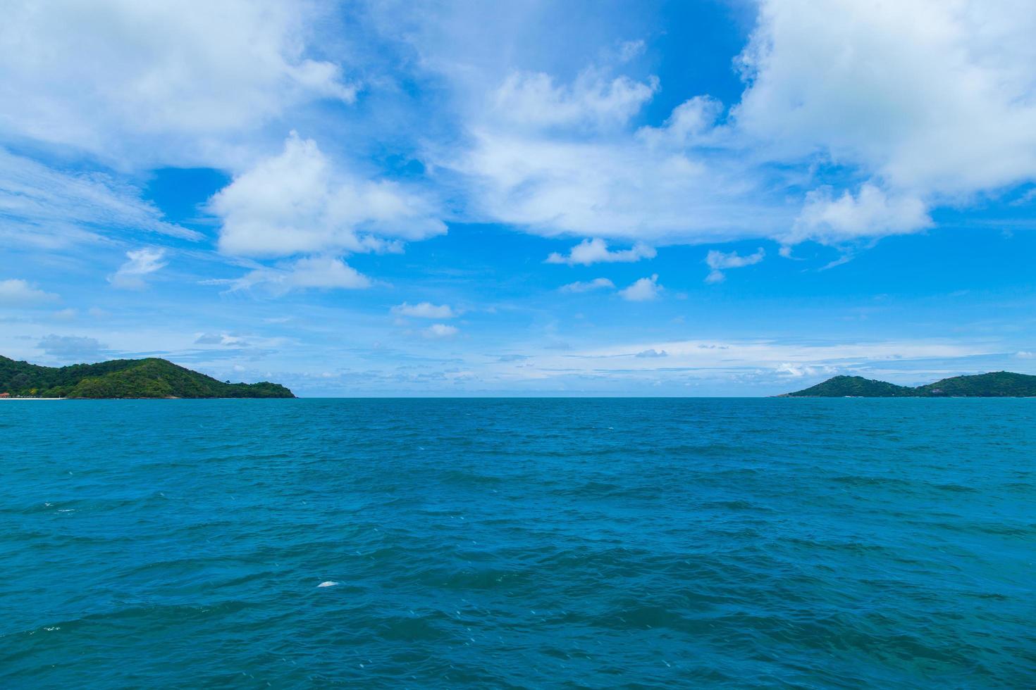 ciel, mer et îles photo