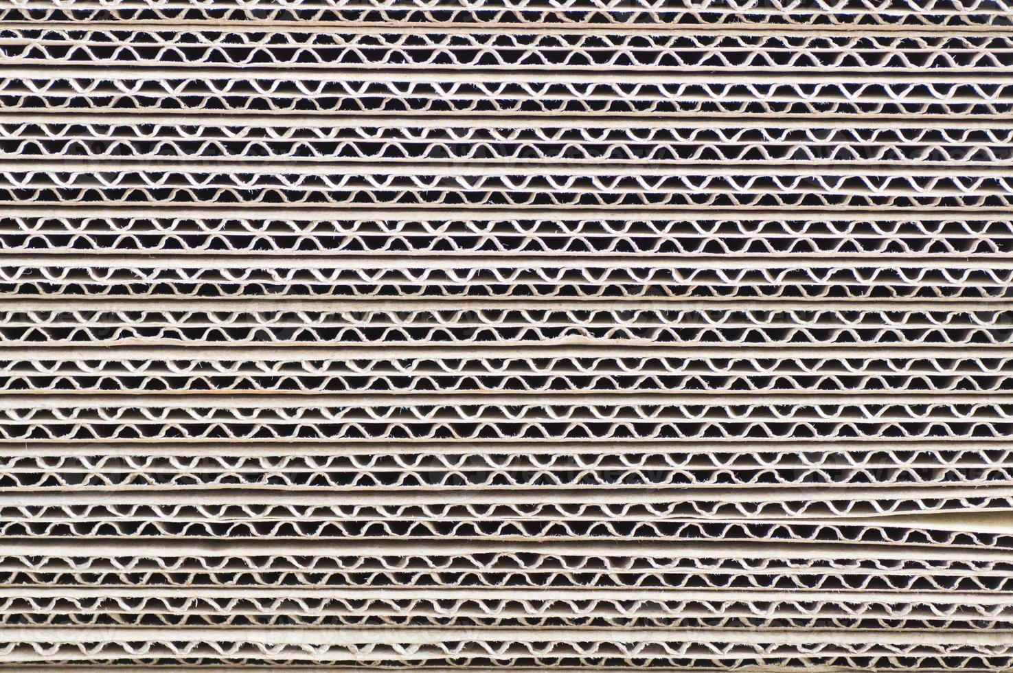 Texture de boîte de papier brun à plat photo