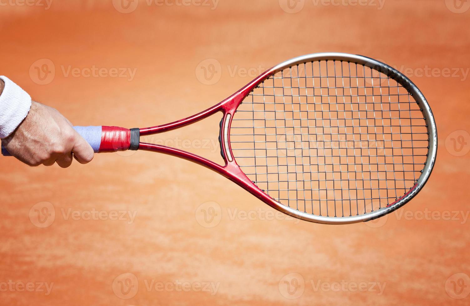 raquette de tennis, terre battue, tour wta, rolland garros photo