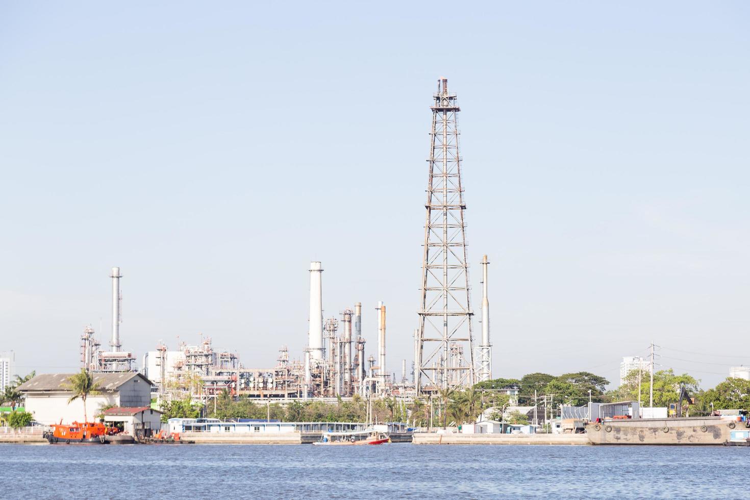 usine de raffinage de pétrole en Thaïlande photo