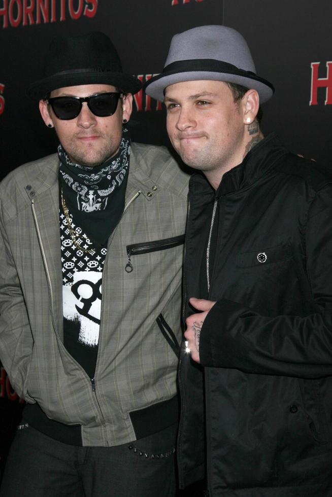 joel et benji madden cinco de mayo événement couronne bar los angeles, ca 5 mai 2008 photo