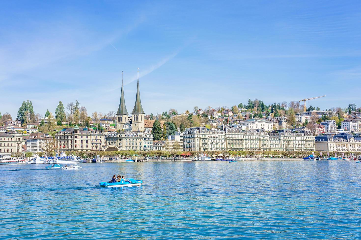 centre historique de luzern, suisse, 2018 photo