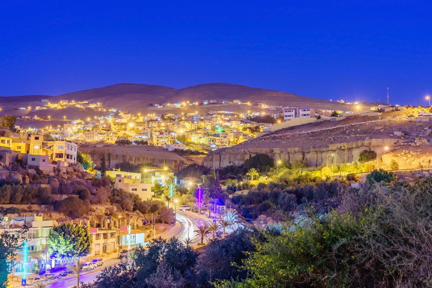 Wadi Musa Town en Jordanie, 2018 photo