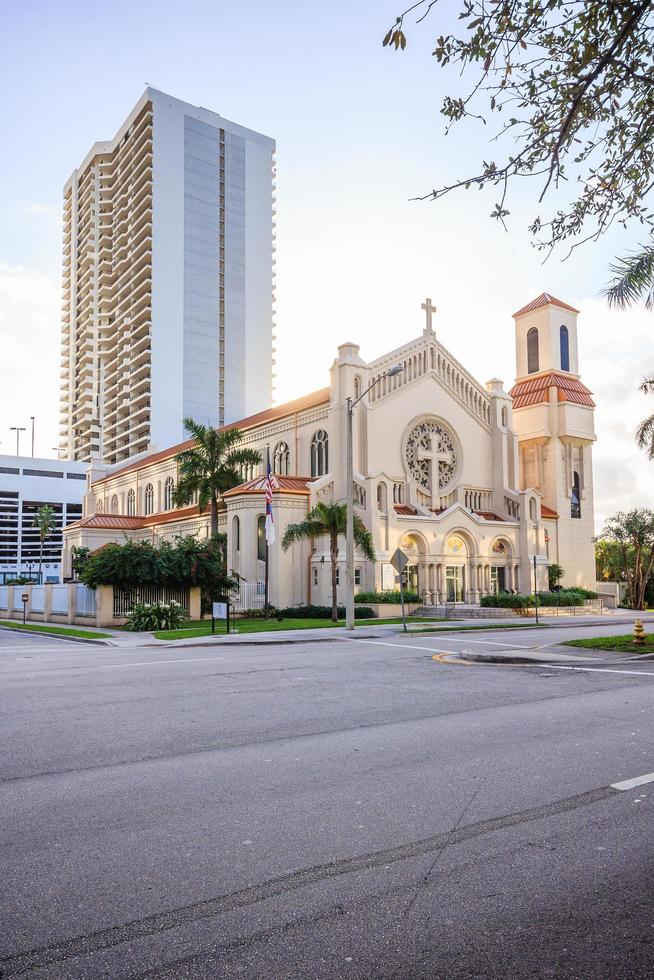 Cathédrale épiscopale de la Trinité à Miami, Floride photo