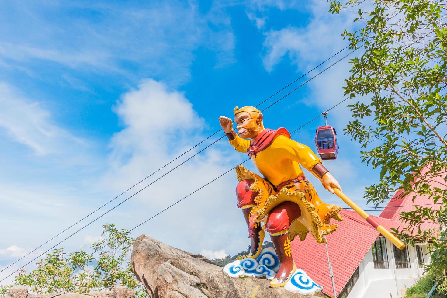 Statue au temple de Chin Swee, Kuala Lumpur, Malaisie photo