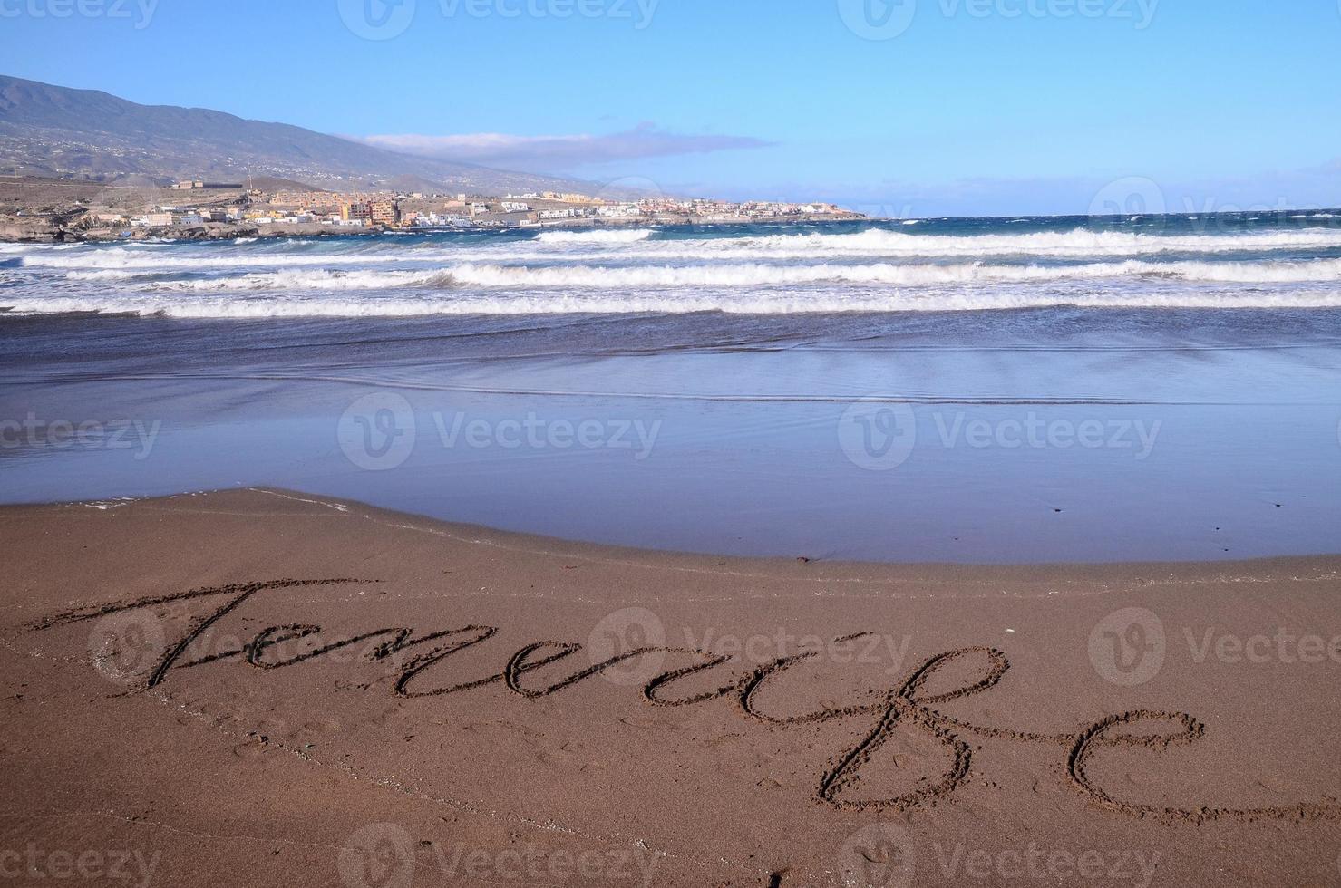 vue panoramique sur la plage photo