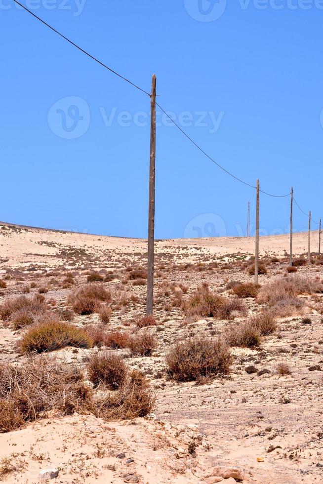 vue panoramique sur le désert photo