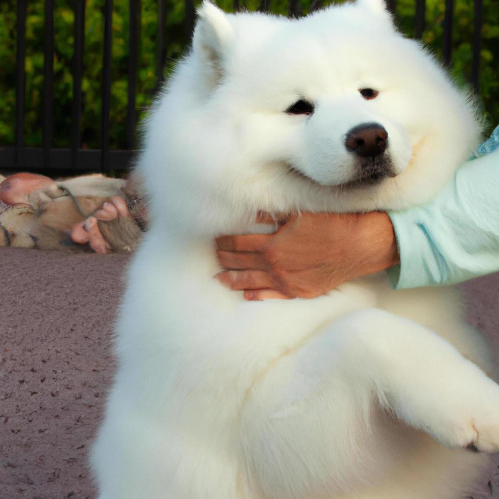 mignonne avec chien photo