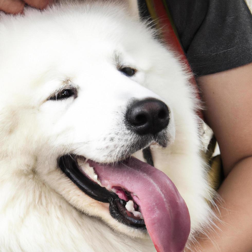 mignonne avec chien photo