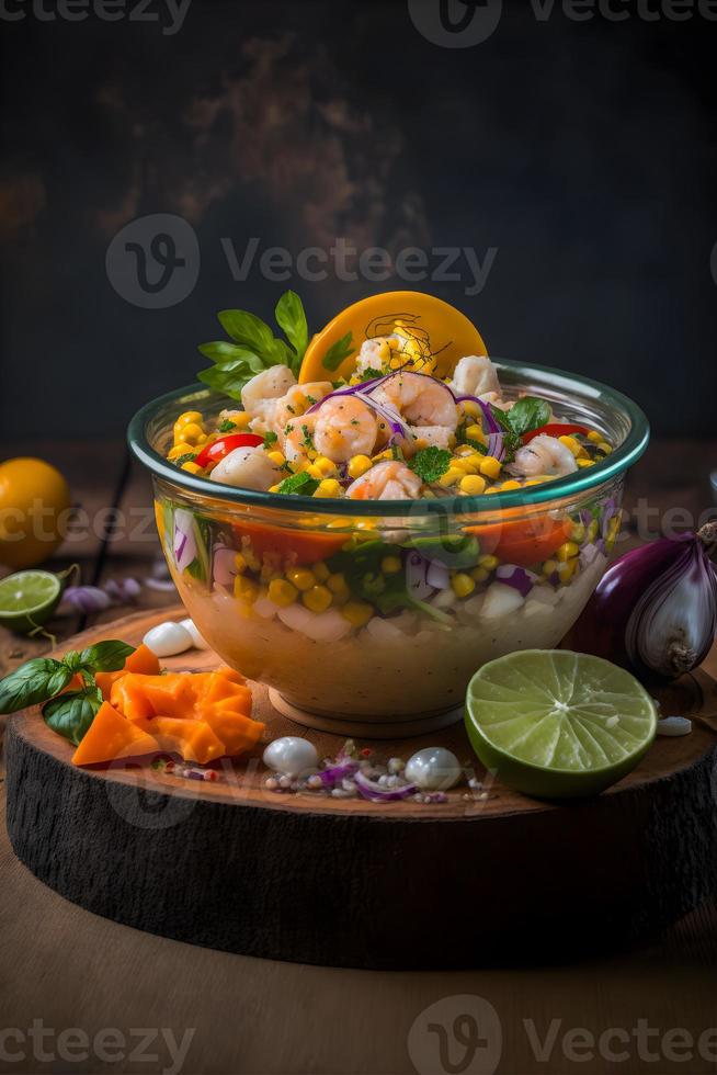 Ceviche haute qualité images vitrine cette bien-aimée traditionnel plat dans tout ses gloire, de classique rue nourriture à gourmet modes. parfait pour livres de cuisine, nourriture les blogs, menu photo