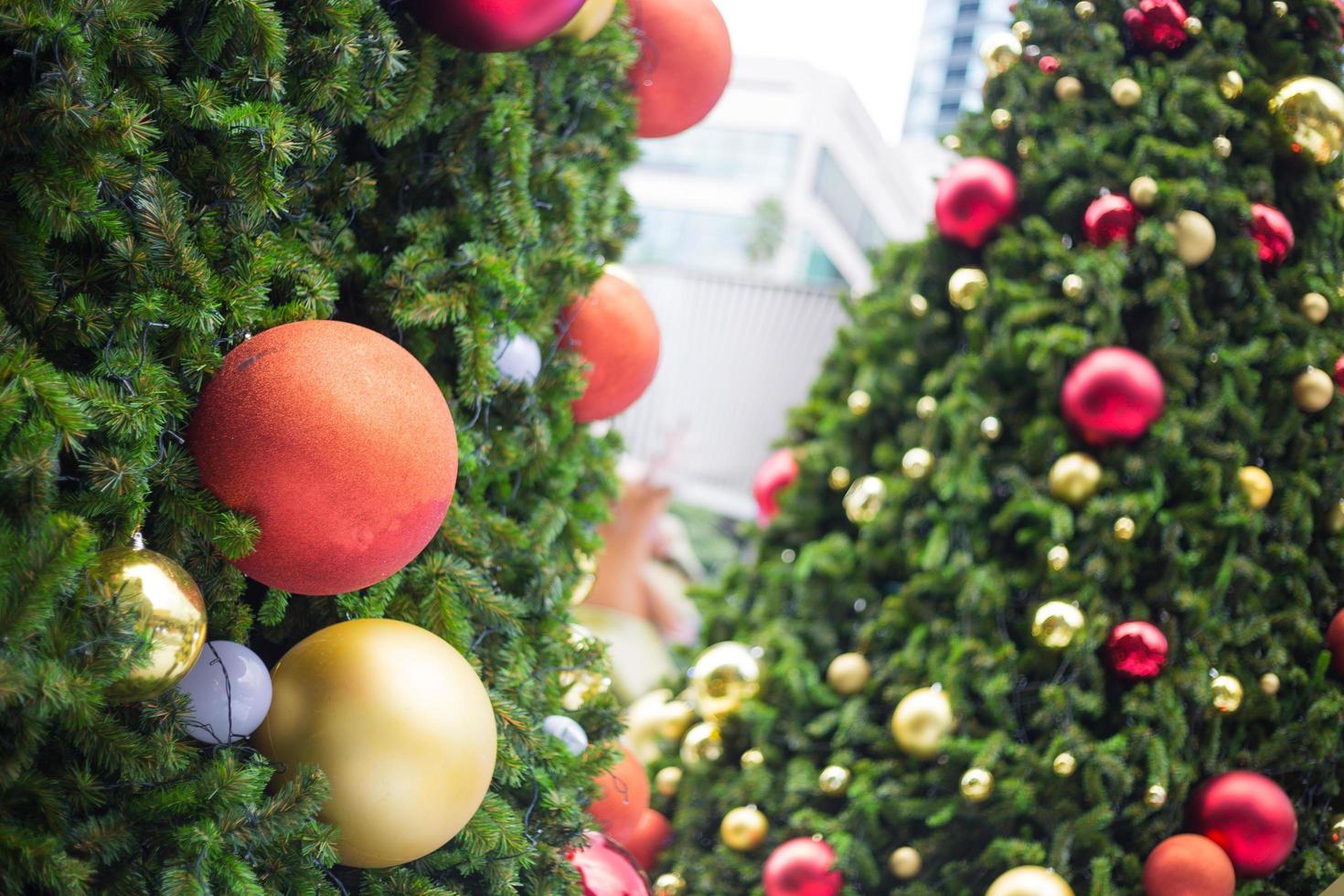 boules de décoration de Noël photo