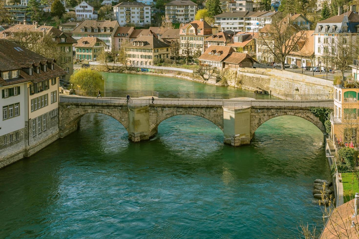 Vue sur le vieux centre-ville de Berne, Suisse photo