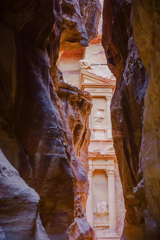 Al Khazneh ou le Trésor à Petra, Jordanie photo