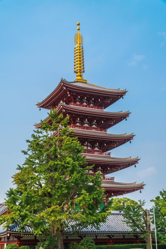 Temple Sensoji dans la région d'Asakusa, Tokyo, Japon photo