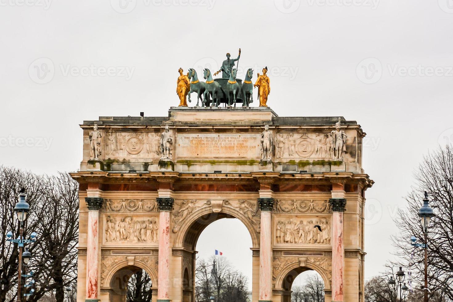 cambre de triomphe dans France photo