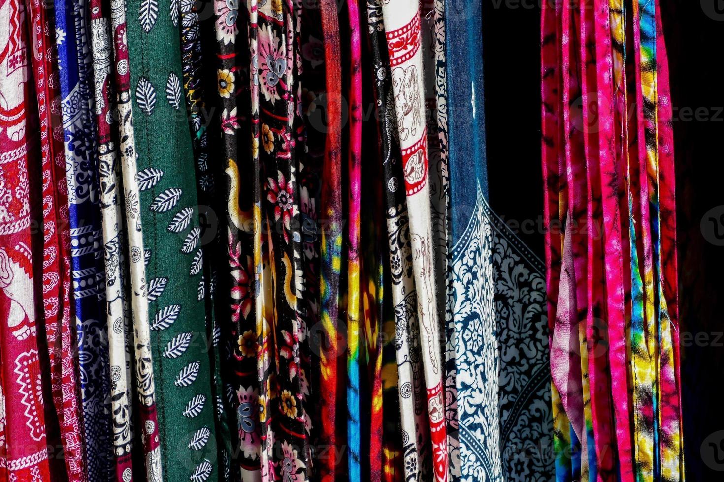 soie écharpes dans Thaïlande photo