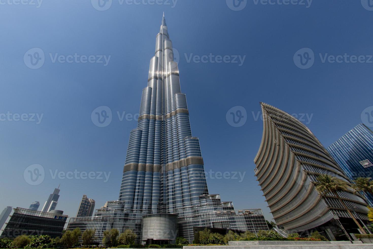 Dubai, Émirats arabes unis - octobre 2012 burji khalifa horizontal le le plus élevé bâtiment dans le monde Dubai horizon photo