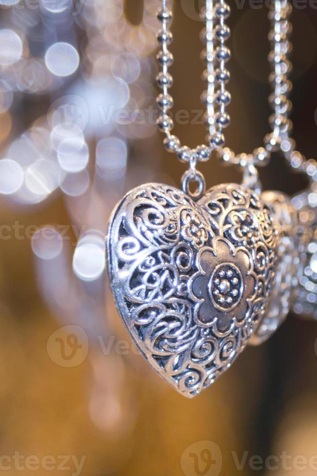 coeurs d'argent saint valentin photo