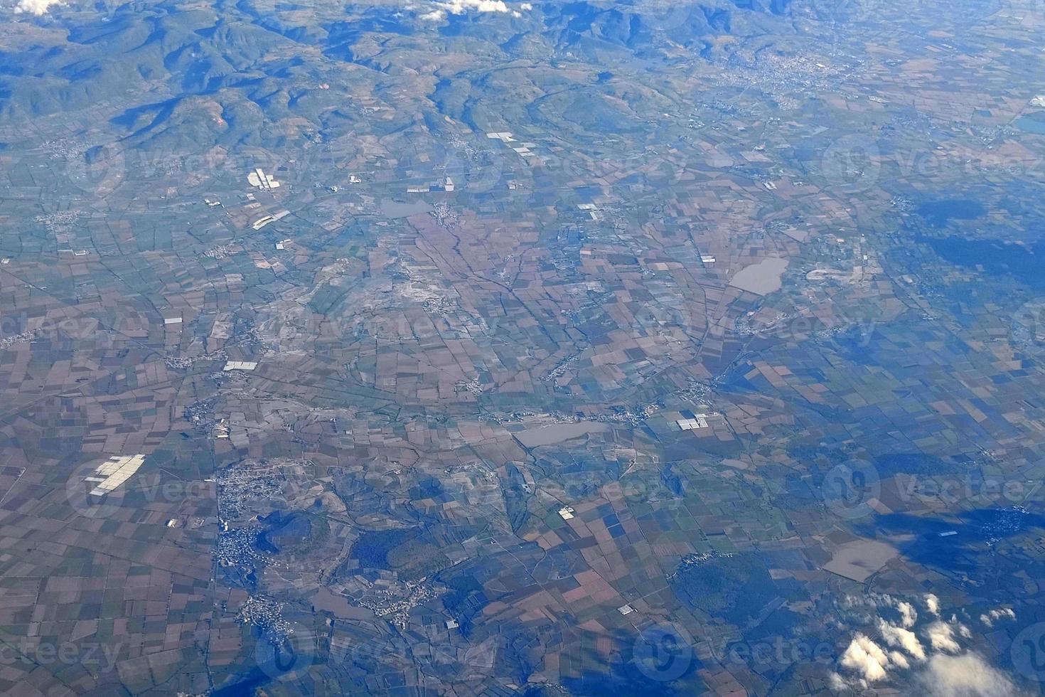 mexique zone de guadalajara paysage aérien photo