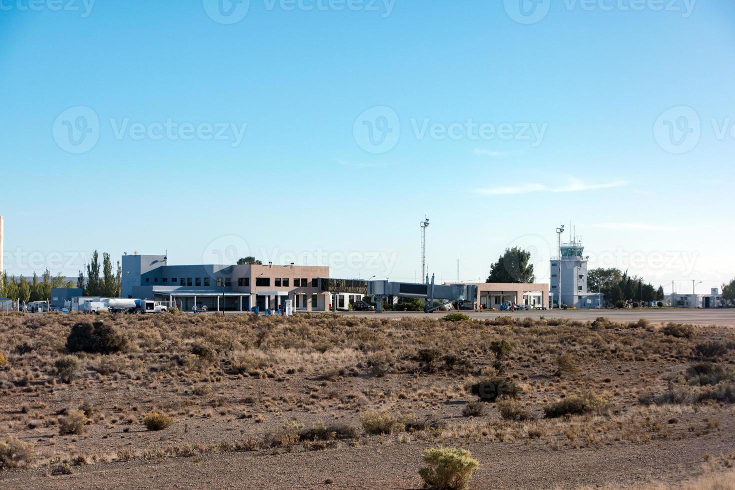 trelew petit aéroport dans patagonie aérien photo