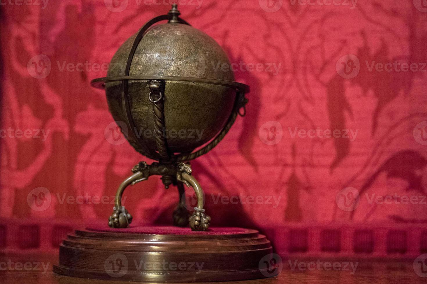 ancien cuivre Terre globe photo