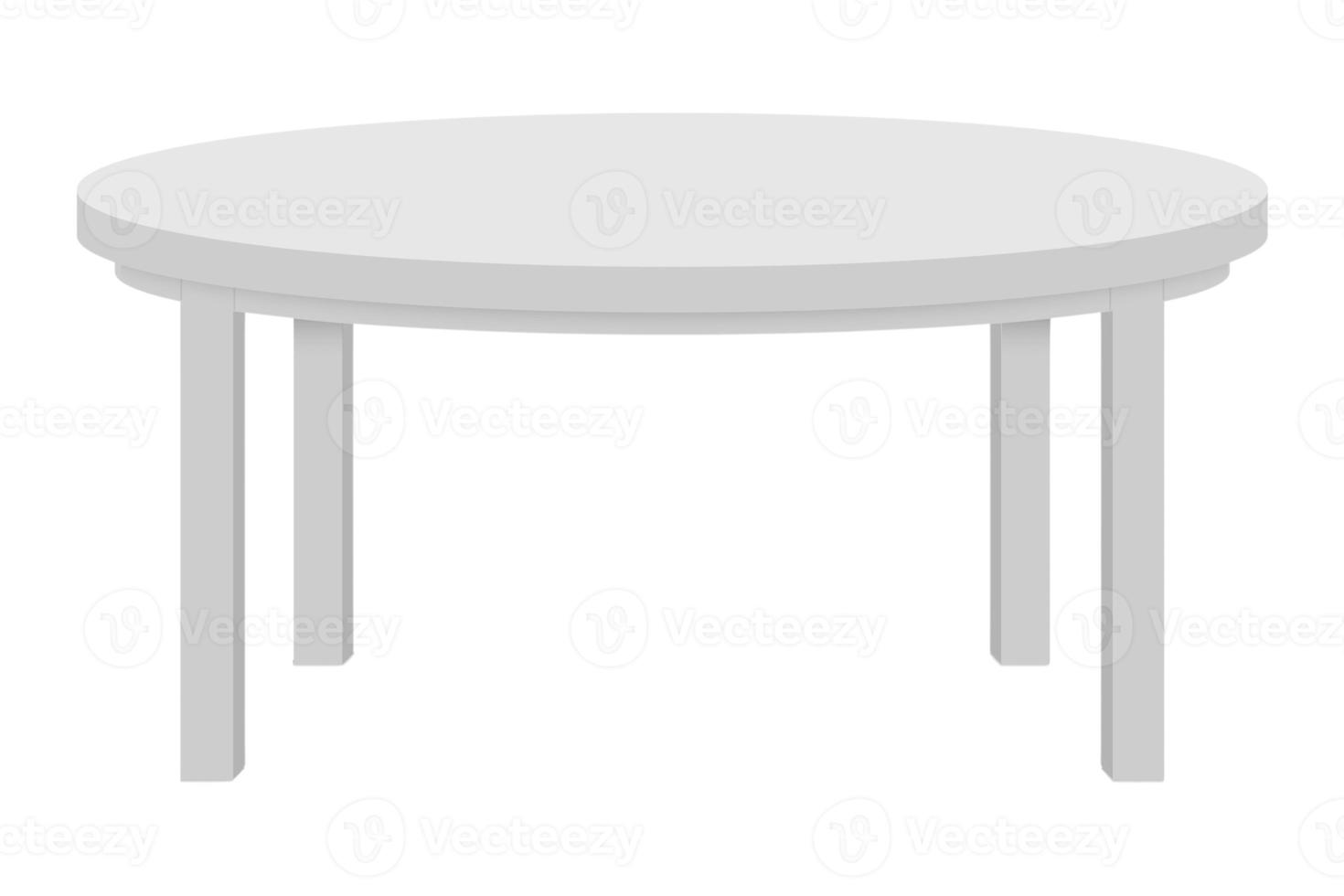 1106 blanc table isolé sur une transparent Contexte photo