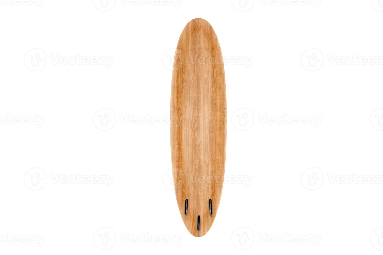 6226 beige en bois le surf table isolé sur une transparent Contexte photo