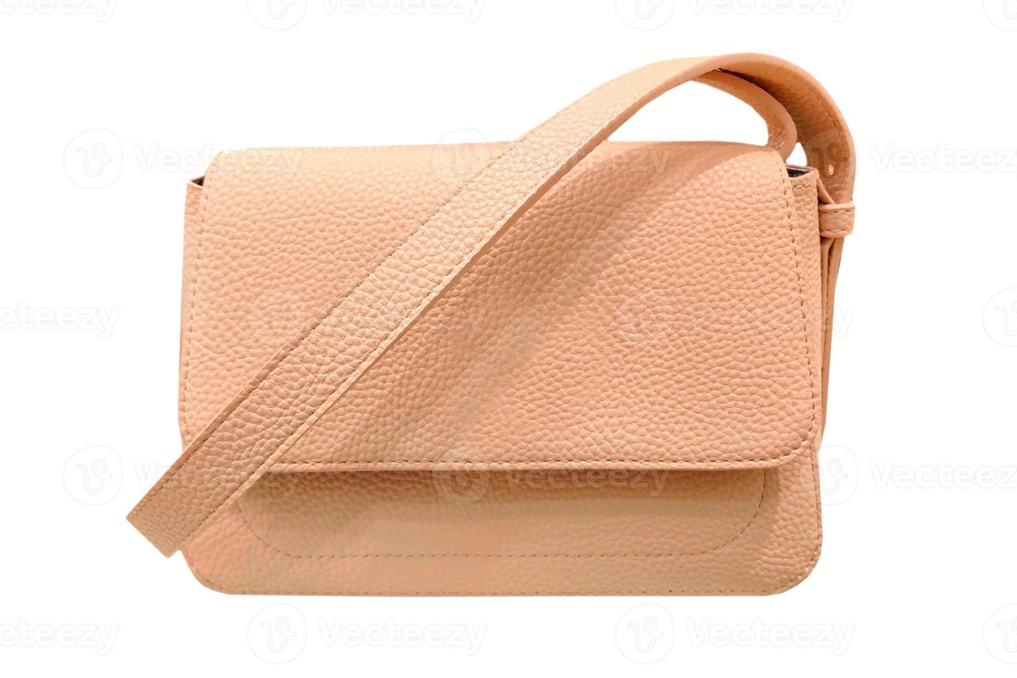 6174 beige sac isolé sur une transparent Contexte photo